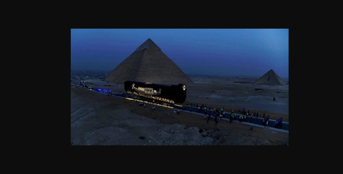 King Khufu’s Boat Transferred to the Grand Egyptian Museum