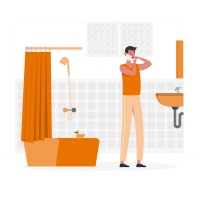 At the bathroom-rafiki