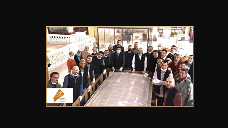 The Grand Egyptian Museum Receives the Inner Shrine of Golden Kin